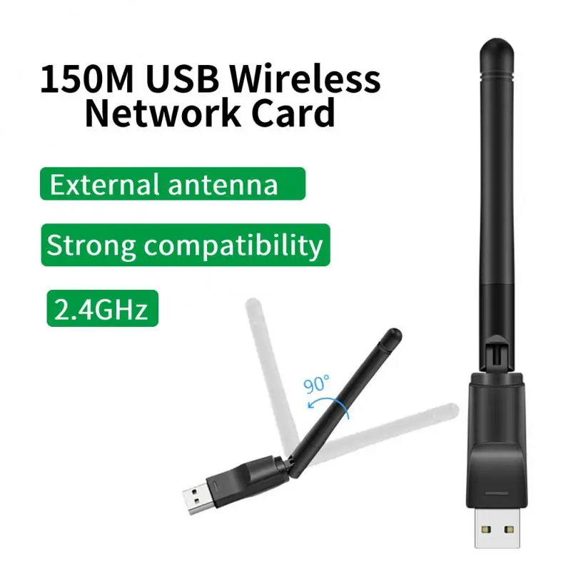 RYRA USB wifi adaptörü 150 Mbps 2.4 G Anten USB 802.11 n/g / b Ethernet Wi-fi Dongle Usb Lan Kablosuz Ağ Kartı PC Wifi alıcısı Görüntü  1