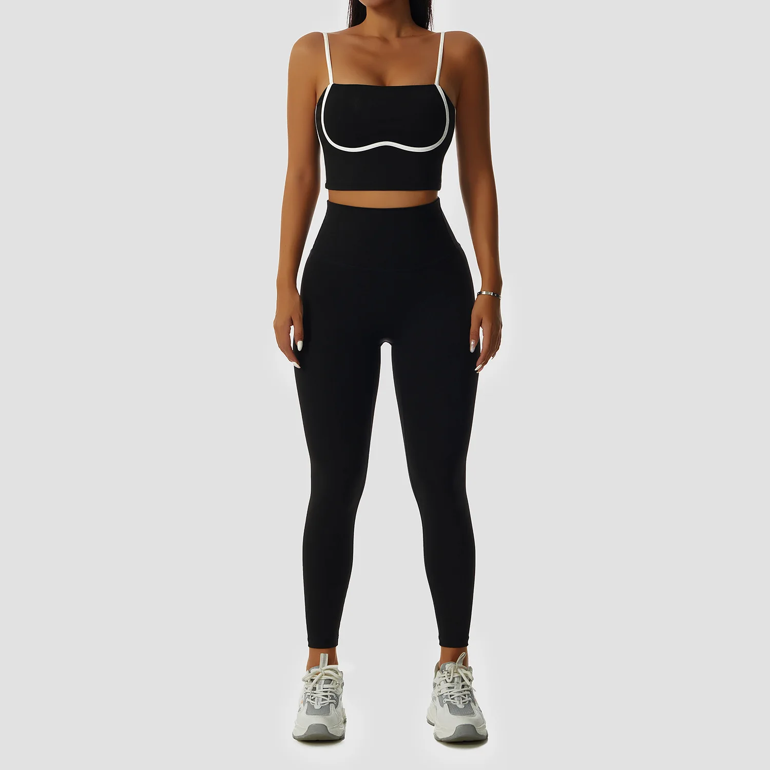 Kadınlar için spor Sutyen Seti Spor Dikişsiz bralette Yüksek Darbe Spor Sutyeni Yoga Spor Setleri Kadın İç Çamaşırı Push-up sütyen Spor Görüntü  0