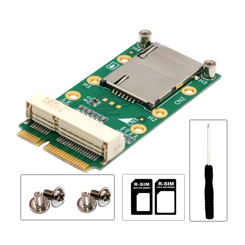 MİNİ pcıe MİNİ PCIE Adaptörü için 3G 4G min pcıe modülü EP06-E EC25-E EP06-A EC25-AF MC7421 MC7411 MC7355 MC7455 kablosuz modem Görüntü  3