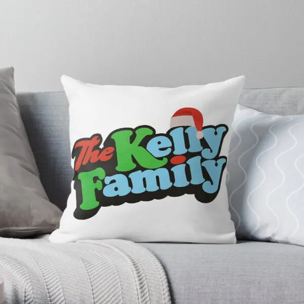 Kelly Aile Baskı Atmak Yastık Örtüsü Dekor Konfor Anime Ev Moda Atmak Bel Otel Yatak Yastık Yastıklar dahil değildir Görüntü  0