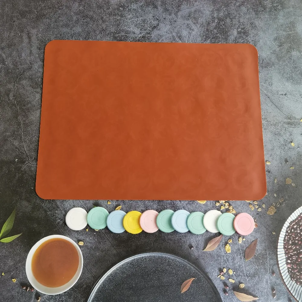 Silikon Macaron Pasta Fırın Pişirme Kalıp 48 Kavite DIY Kek Rulo Mat Pişirme Mat 3D Çikolata Kalıp Sac Mat Görüntü  3