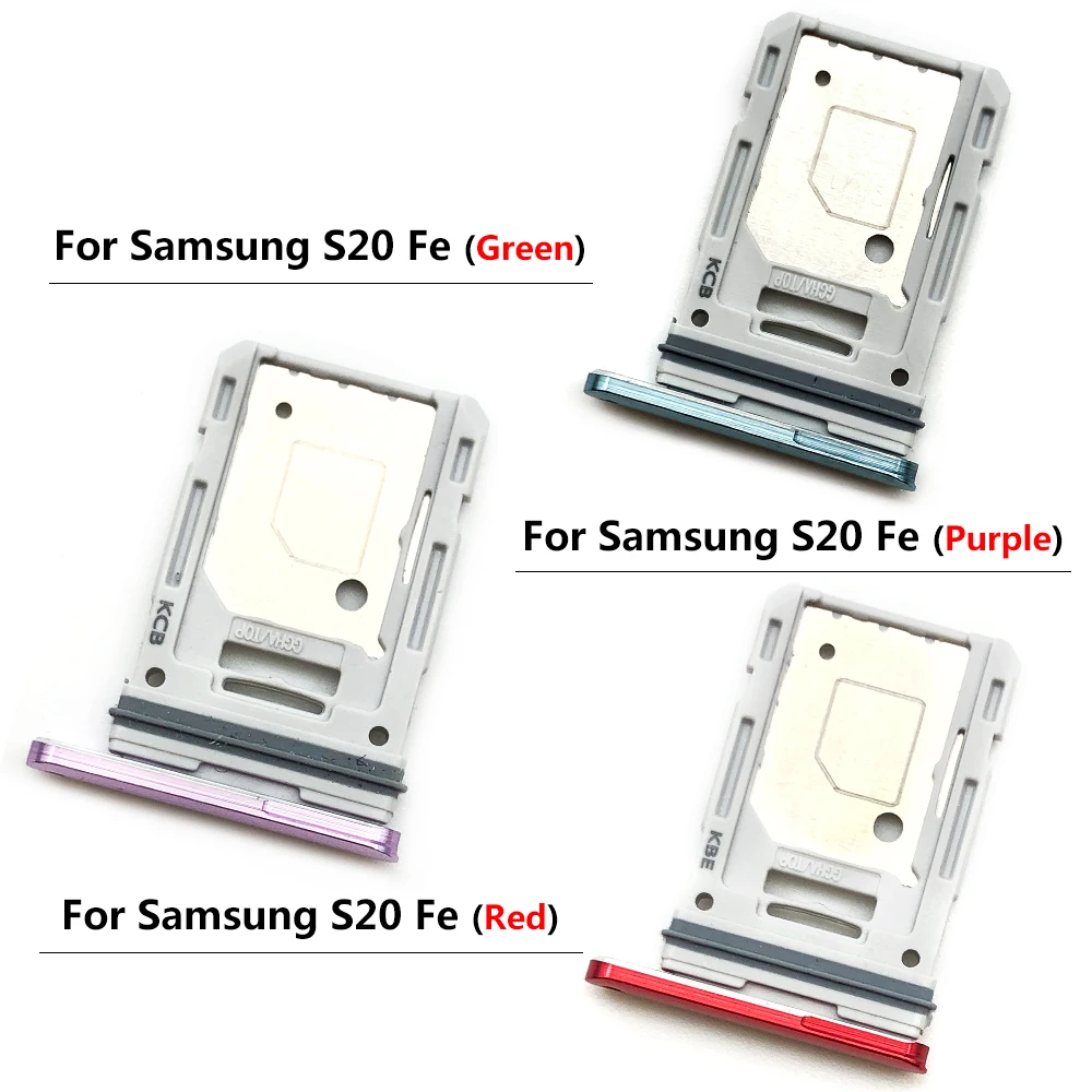 Samsung Galaxy S20 Fe S21 Çift SIM Çift SIM Metal Plastik Nano Sım Kart Tepsi Mikro SD Yuvası Tutucu Görüntü  2