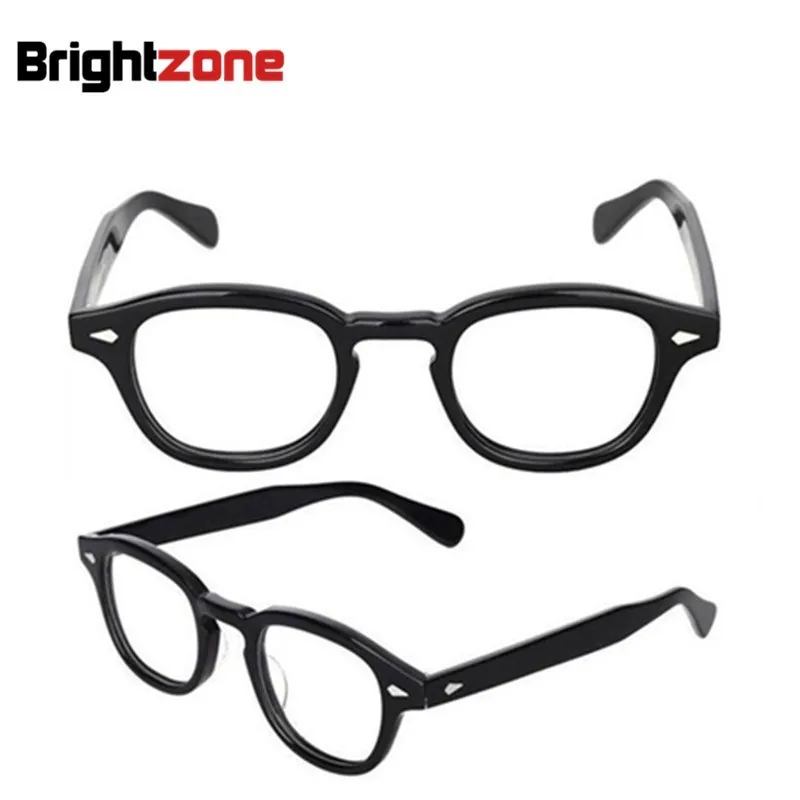 Yeni Geliş Yüksek Kalite Vintage marka Tam Asetat Unisex Optik Çerçeve Gözlük Gözlük Çerçeveleri Reçete Gözlük Görüntü  4