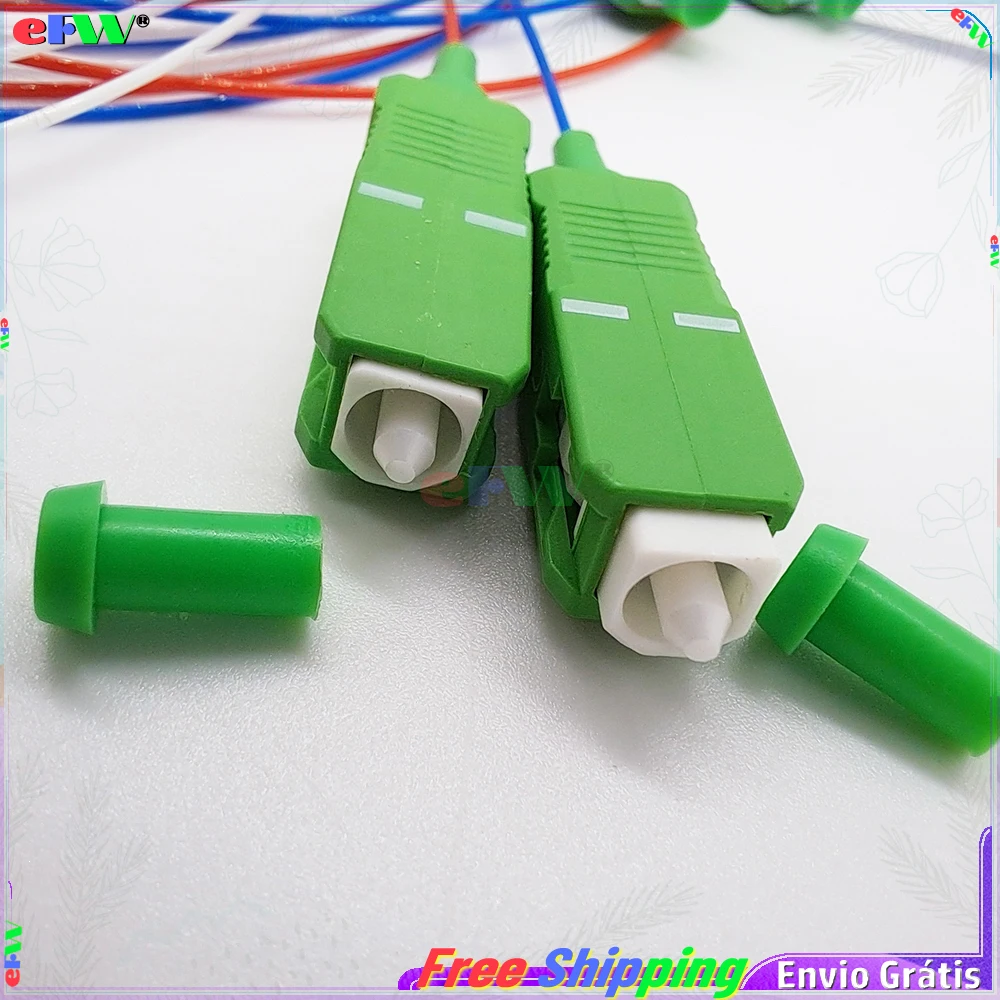 FTTH Fiber optik sıyırıcı SC/APC 1x8 mini 0.9 mm PLC Optik Ayırıcılar renkli fiber 1 * 8 FBT Optik Çoğaltıcı SC APC 1to8 Splitter Görüntü  4