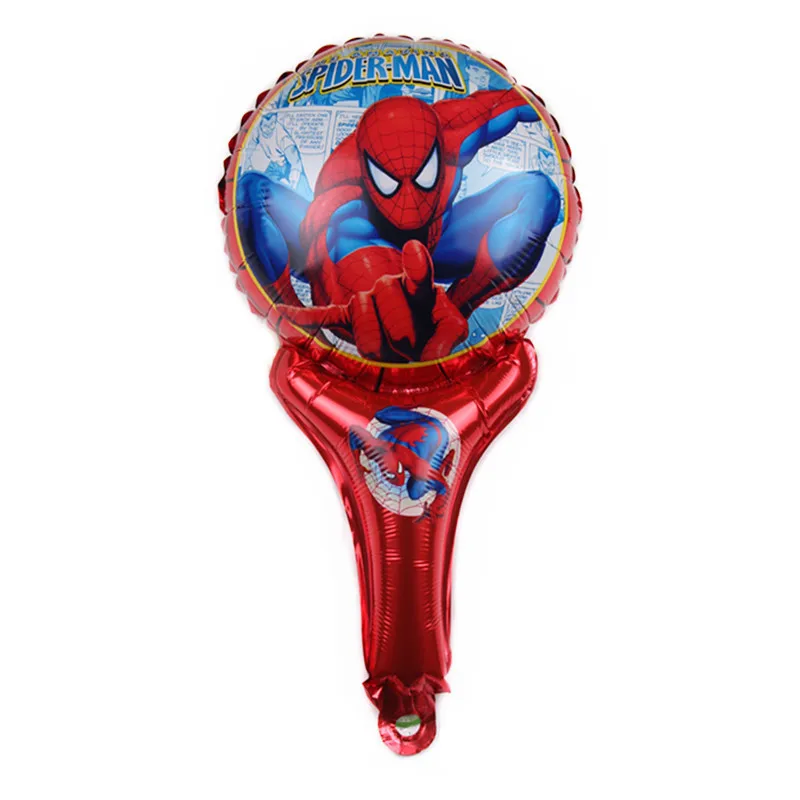 5/10 adet 50 * 28cm Süper Kahraman El Sopa Folyo Balonlar Avenger Hulk Örümcek Demir Adam Globos Doğum Günü Partisi Dekorasyon Çocuk Oyuncakları Hediye Görüntü  1