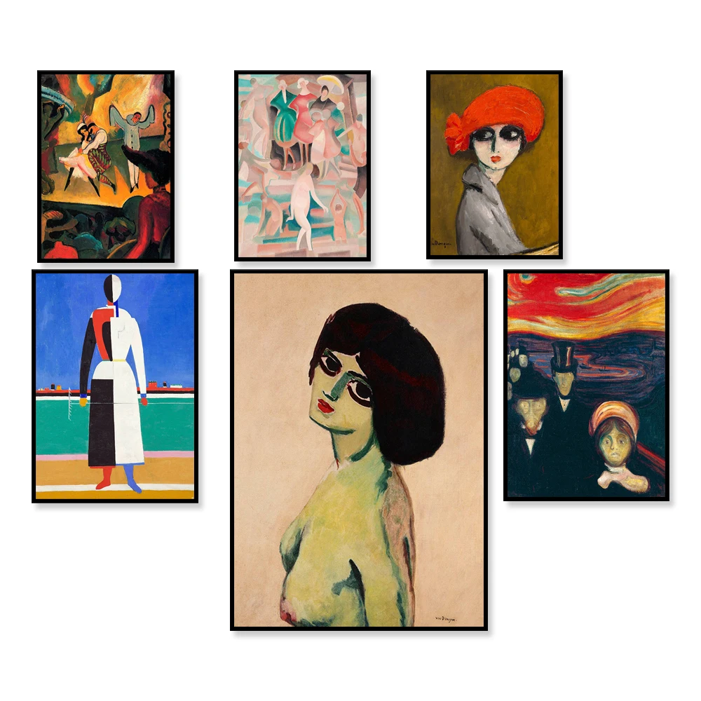 Modern Sanat Baskı / George Grosz / Sokak Sahne / Galeri Duvar Baskılar / Dada Sanat / Sanat Kübizm / Modern Duvar Sanat / Müze Baskı Görüntü  1