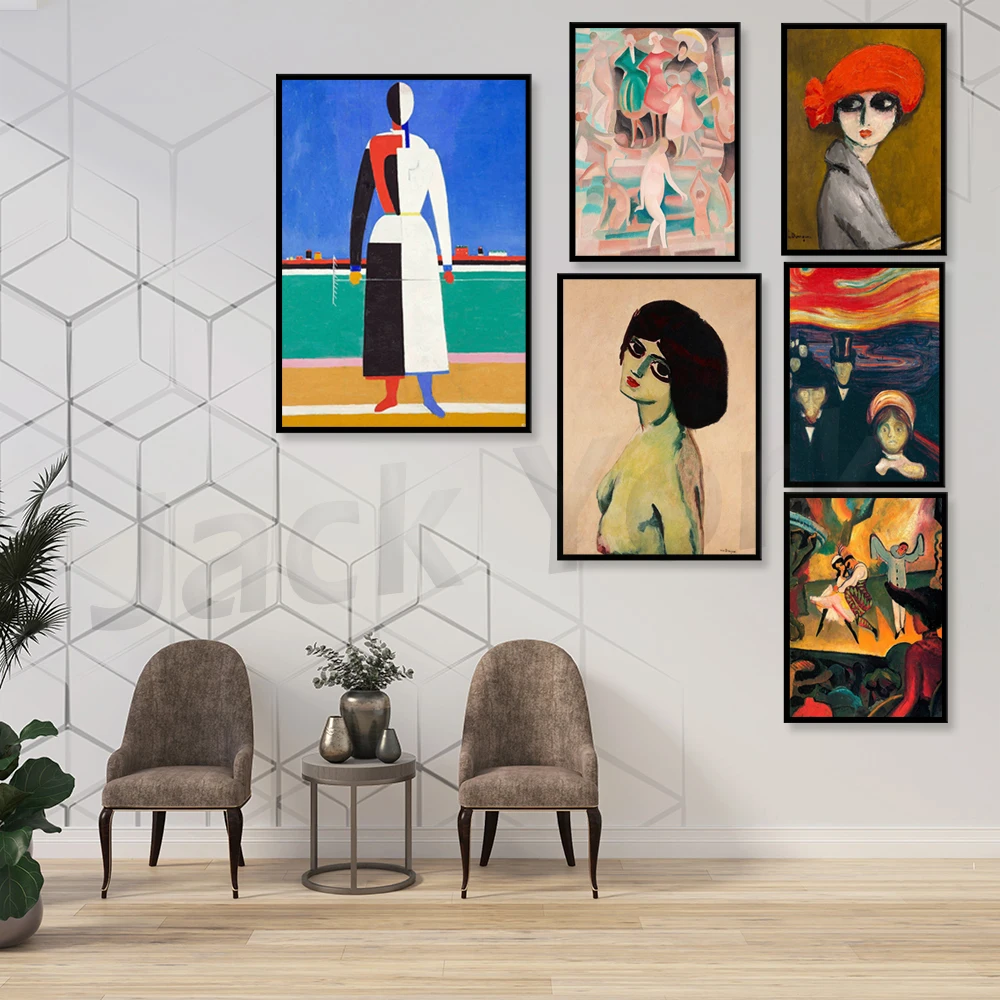 Modern Sanat Baskı / George Grosz / Sokak Sahne / Galeri Duvar Baskılar / Dada Sanat / Sanat Kübizm / Modern Duvar Sanat / Müze Baskı Görüntü  5