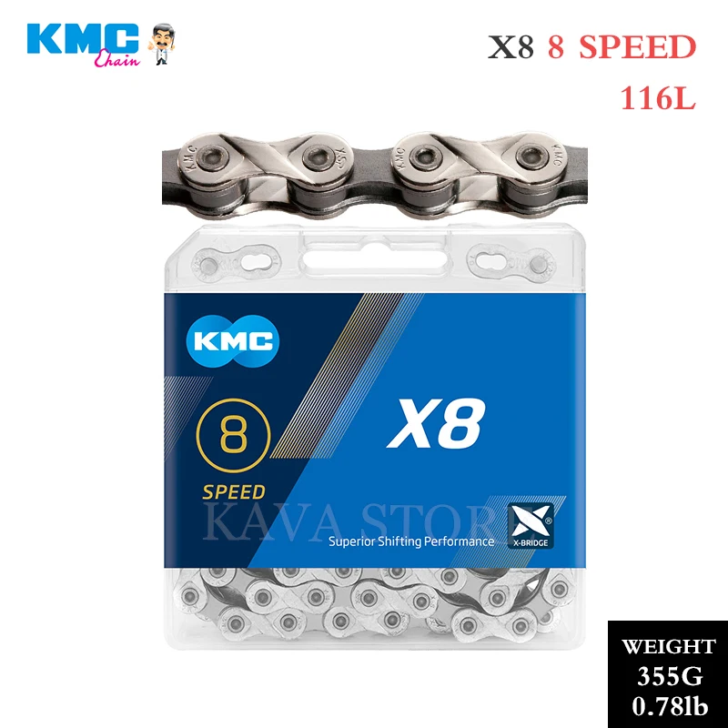 KMC orijinal Zincir Z8. 3 X8 X9 X10 X11 X12 Dağ Bisikleti Zincirleri 6/7/8/9/10/11/12 Hız MTB Yol Bisiklet Aksesuarları Görüntü  5