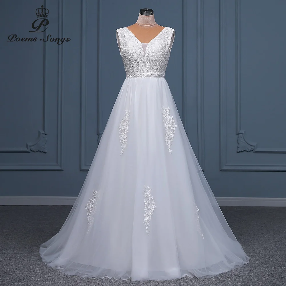 Zarif elbise düğün kadınlar için artı boyutu düğün elbisesi evlilik gelinlik vestido de noiva robe de mariee plaj elbise Görüntü  3