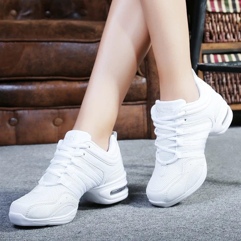 Yeni Yumuşak Taban Nefes Dans Ayakkabıları Kadın Spor Özellik Dans Sneakers Caz Hip Hop Ayakkabı Kadın Dans Ayakkabı Zapatos Movefun Görüntü  0