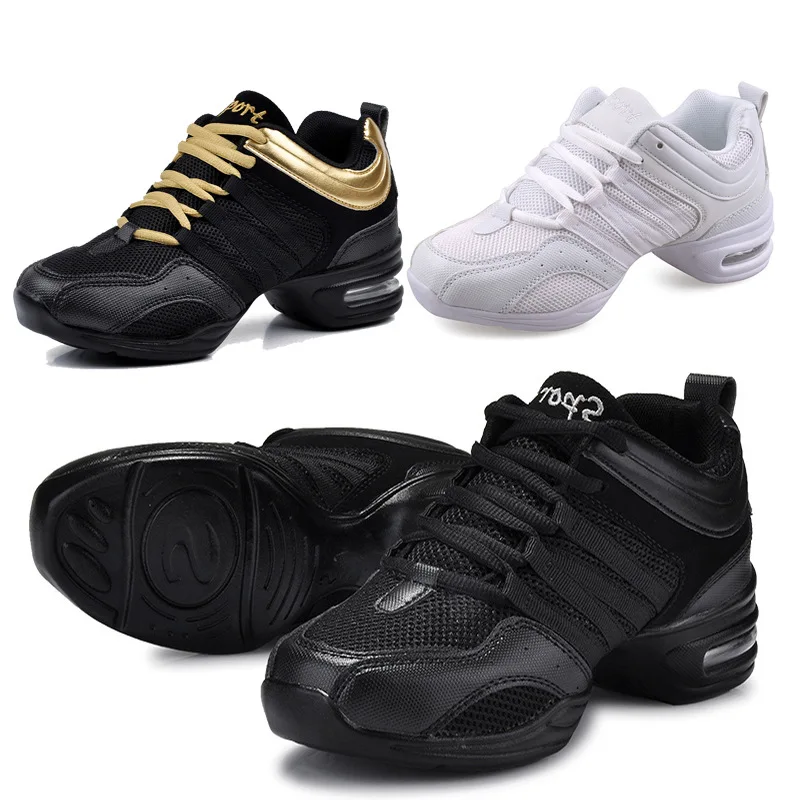 Yeni Yumuşak Taban Nefes Dans Ayakkabıları Kadın Spor Özellik Dans Sneakers Caz Hip Hop Ayakkabı Kadın Dans Ayakkabı Zapatos Movefun Görüntü  3