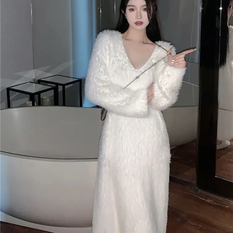 Tatlı Prenses Nightgowns Kadınlar Gevşek Pazen Yumuşak Kış Sıcak Ev Salonu Giyim Kız Gecelik Yeni Güzel Kore Dantel Gecelik Görüntü  4