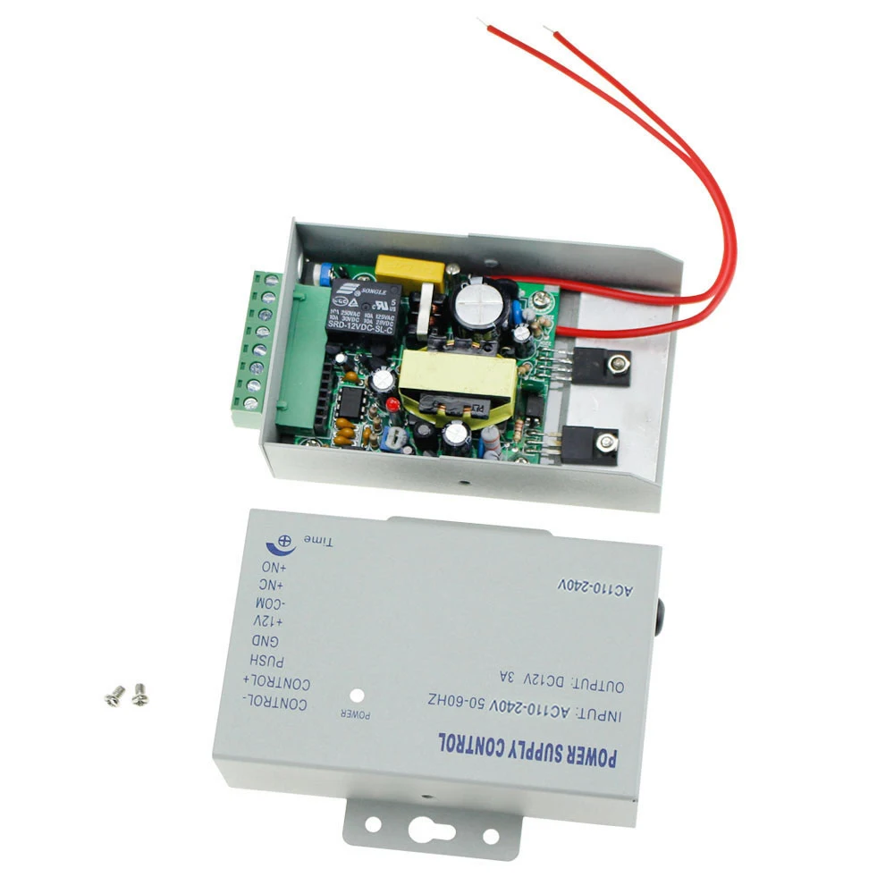 YiToo Kapı Erişim Kontrolü RFID Tuş Takımı + Güç Kaynağı + Elektrikli 180 KG Manyetik Kilit Strike Kapı Kilitleri ev kasası Görüntü  2