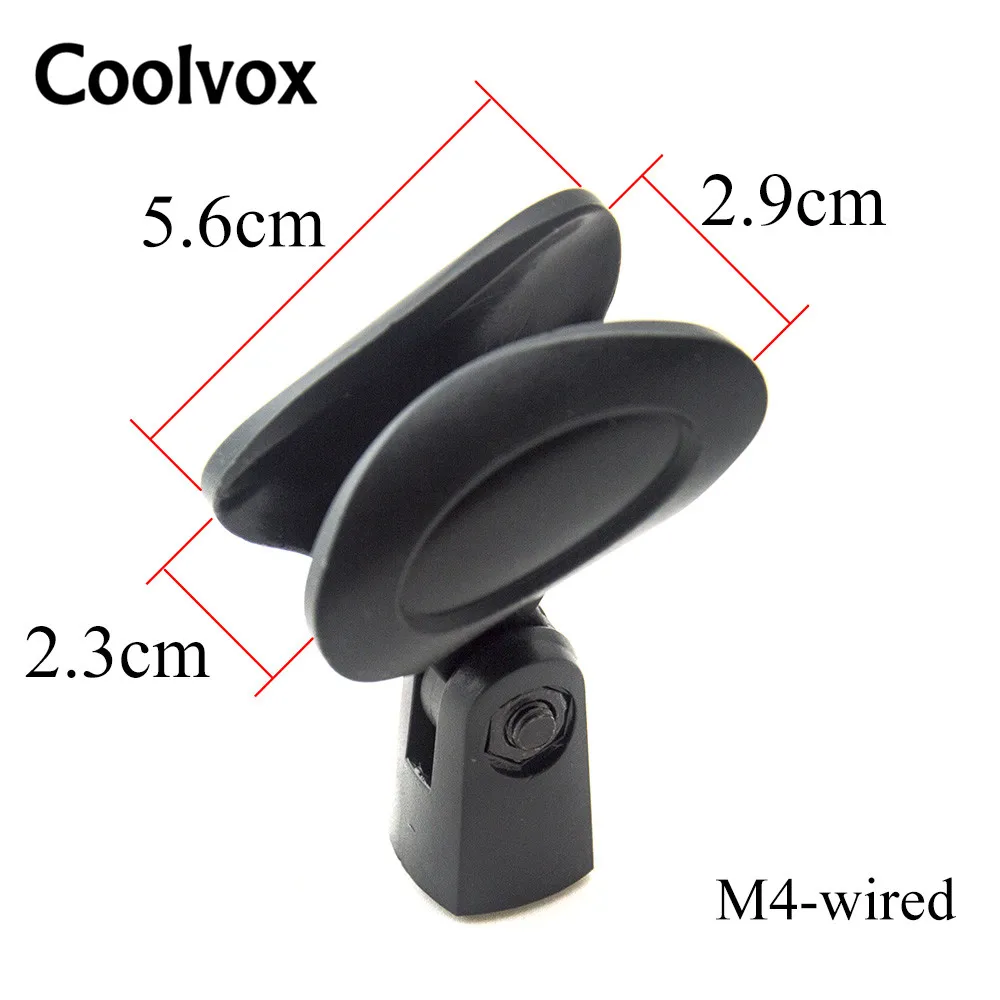 Coolvox Yeni Plastik Sahne Evrensel Klipler Kablolu Kablosuz Standart el mikrofonu Tutucu Standı Adaptörü Tutucu Elektronik Görüntü  0