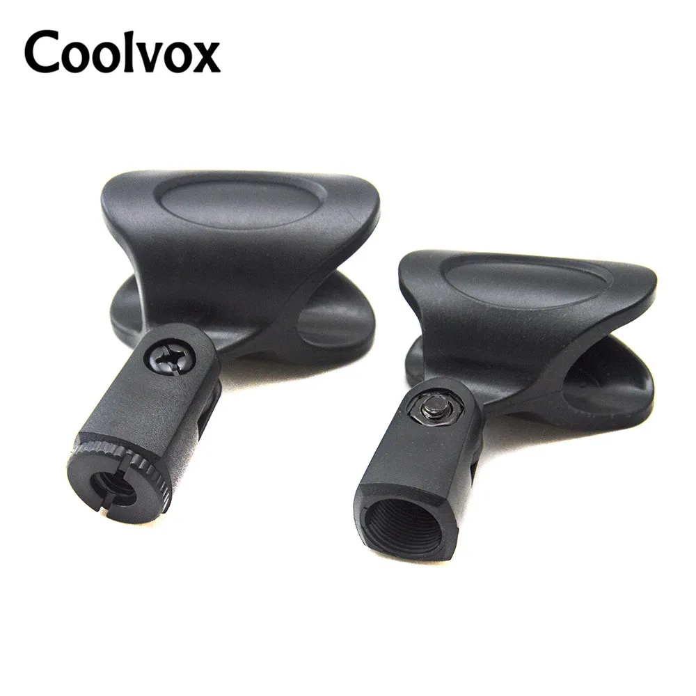 Coolvox Yeni Plastik Sahne Evrensel Klipler Kablolu Kablosuz Standart el mikrofonu Tutucu Standı Adaptörü Tutucu Elektronik Görüntü  2