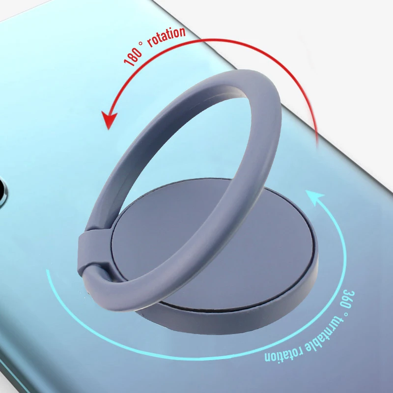 Telefon tutucu Kavrama Manyetik Araba Evrensel 360 Parmak Yüzük Standı Xiaomi Samsung iPhone XR metal braket Masaüstü telefon tutucu Görüntü  0