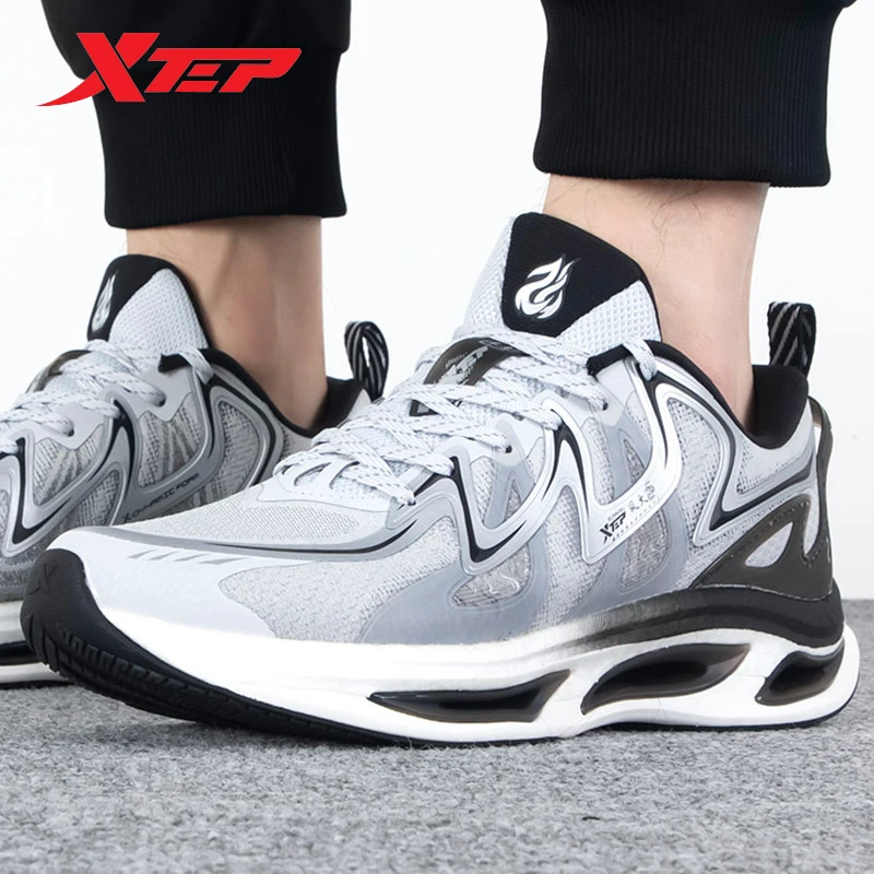 Xtep koşu ayakkabıları Erkekler Hafif Nefes Retro spor ayakkabı Temelleri Koşu Sneakers 878419110044 Görüntü  2