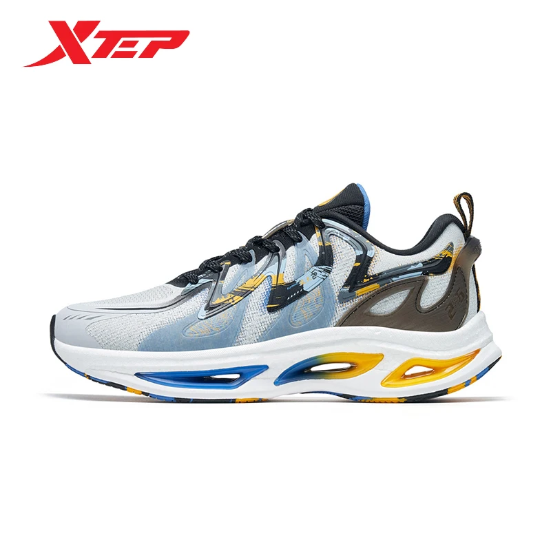 Xtep koşu ayakkabıları Erkekler Hafif Nefes Retro spor ayakkabı Temelleri Koşu Sneakers 878419110044 Görüntü  5