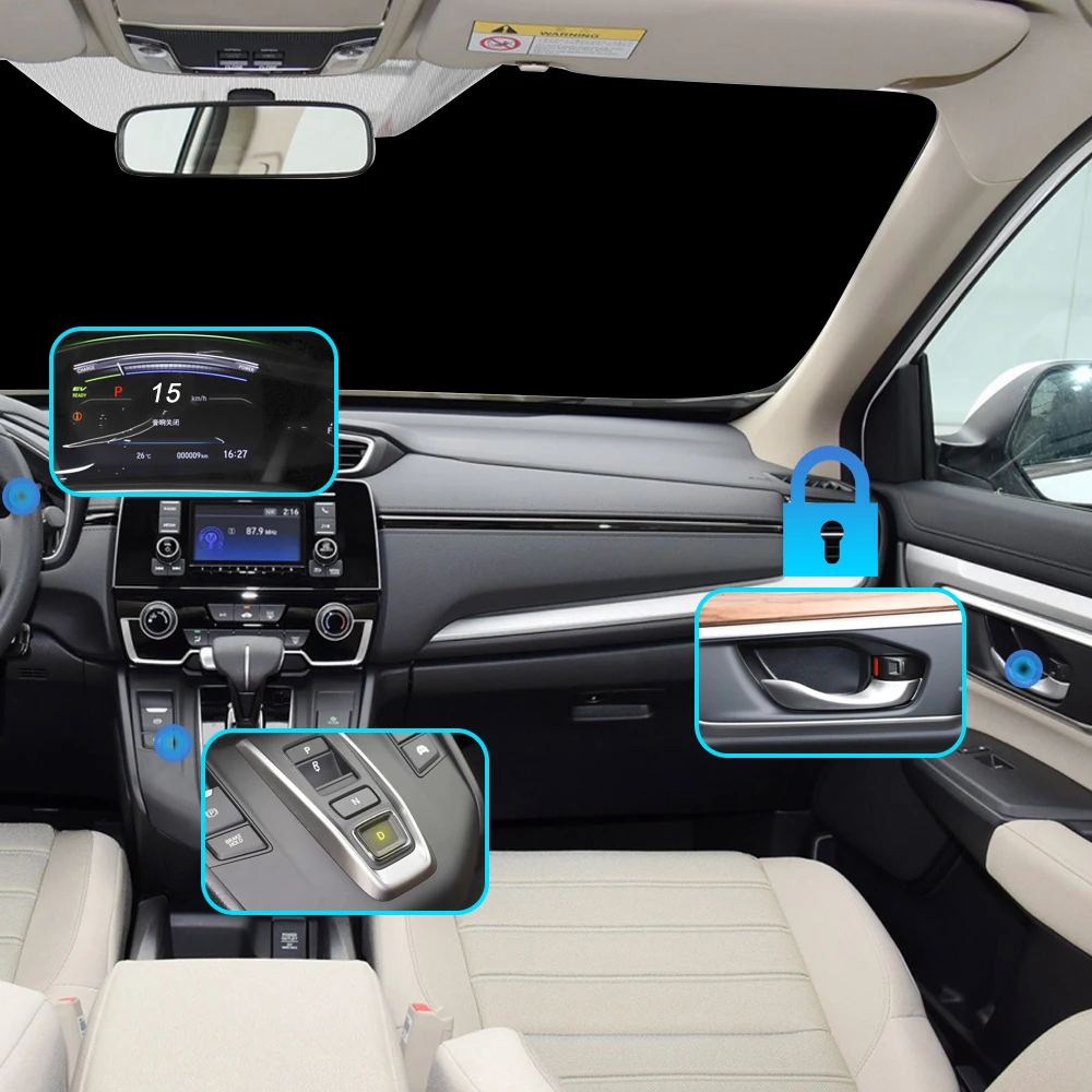 Honda için CR-V 4th 5th 2012-2022 Otomatik OBD Hız Kilidi Araba Kapı Yakın Cihazı Otomatik Kilitleme Cihazı Yakın Açık Kilidini Akıllı Görüntü  0