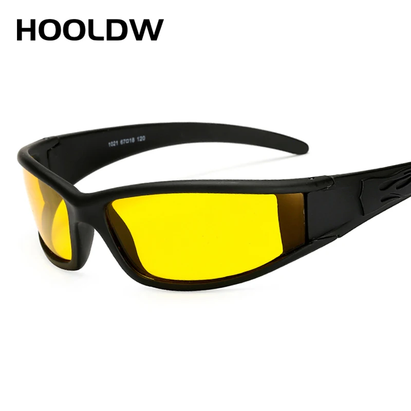 HOOLDW Moda Polarize Güneş Gözlüğü Erkekler Kadınlar Araba Sürücüsü gece görüş gözlüğü parlama Önleyici güneş gözlüğü UV400 Gözlük Gafas De Sol Görüntü  0