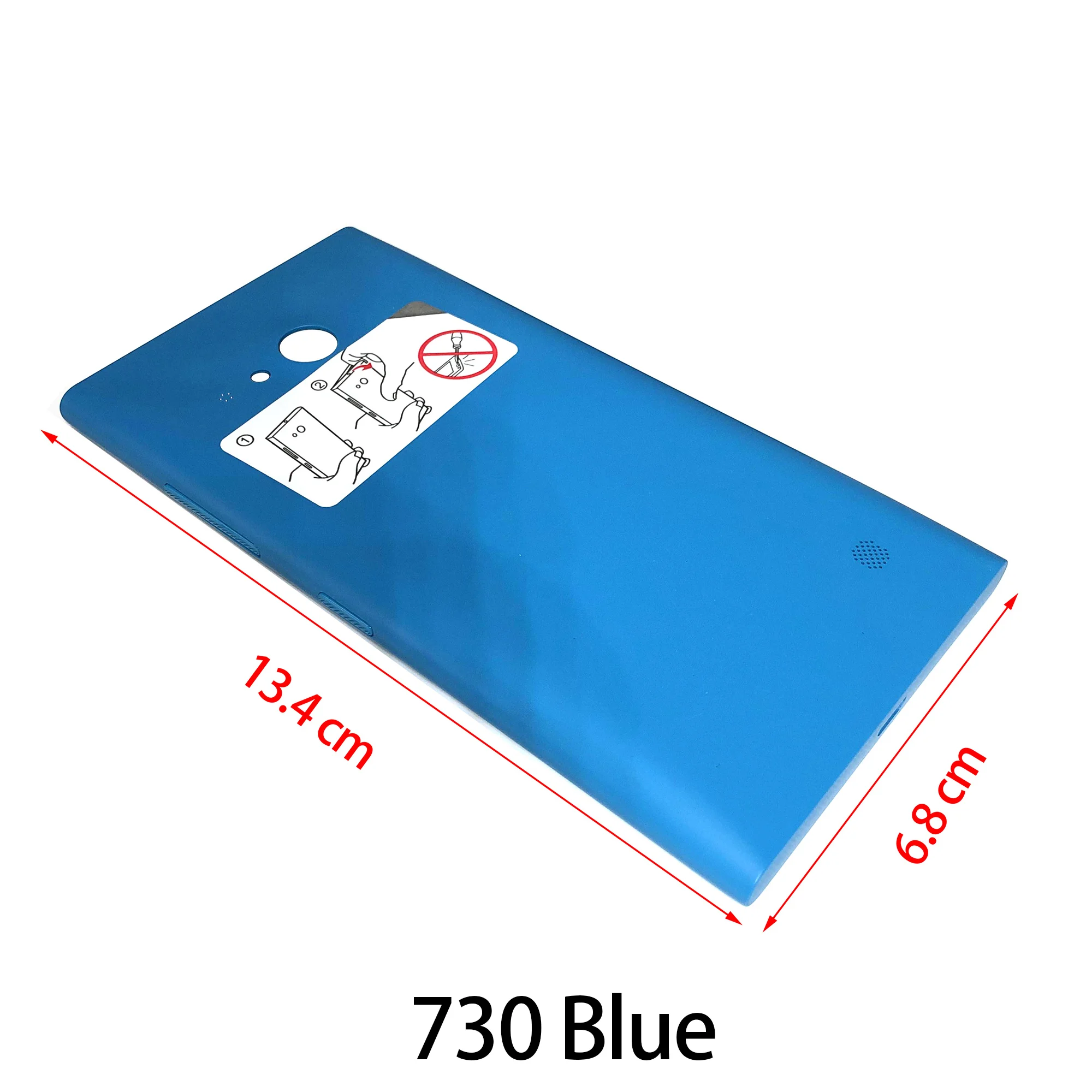 Arka kapak Nokia Lumia 640 720 730 735 928 Için Pil Kutusu Piller Kapı Konut Arka Kılıf Telefon Telefon Onarım Bölümü Görüntü  2