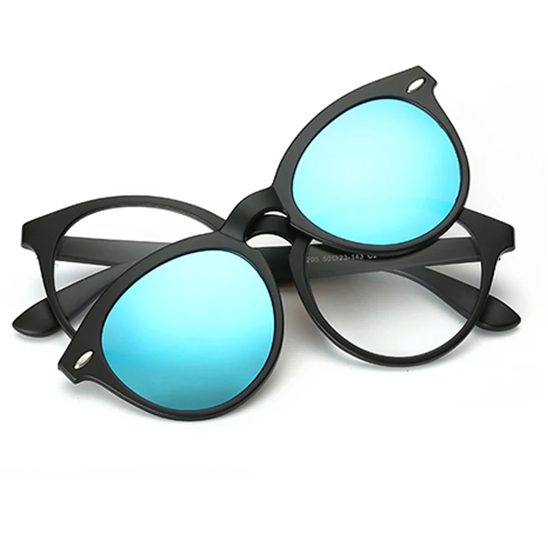 Belmon Gözlük Çerçevesi Erkekler Kadınlar Polarize güneş gözlüğü üzerinde klip Manyetik Gözlük Erkek Kadın Reçete Optik RS493 Görüntü  0