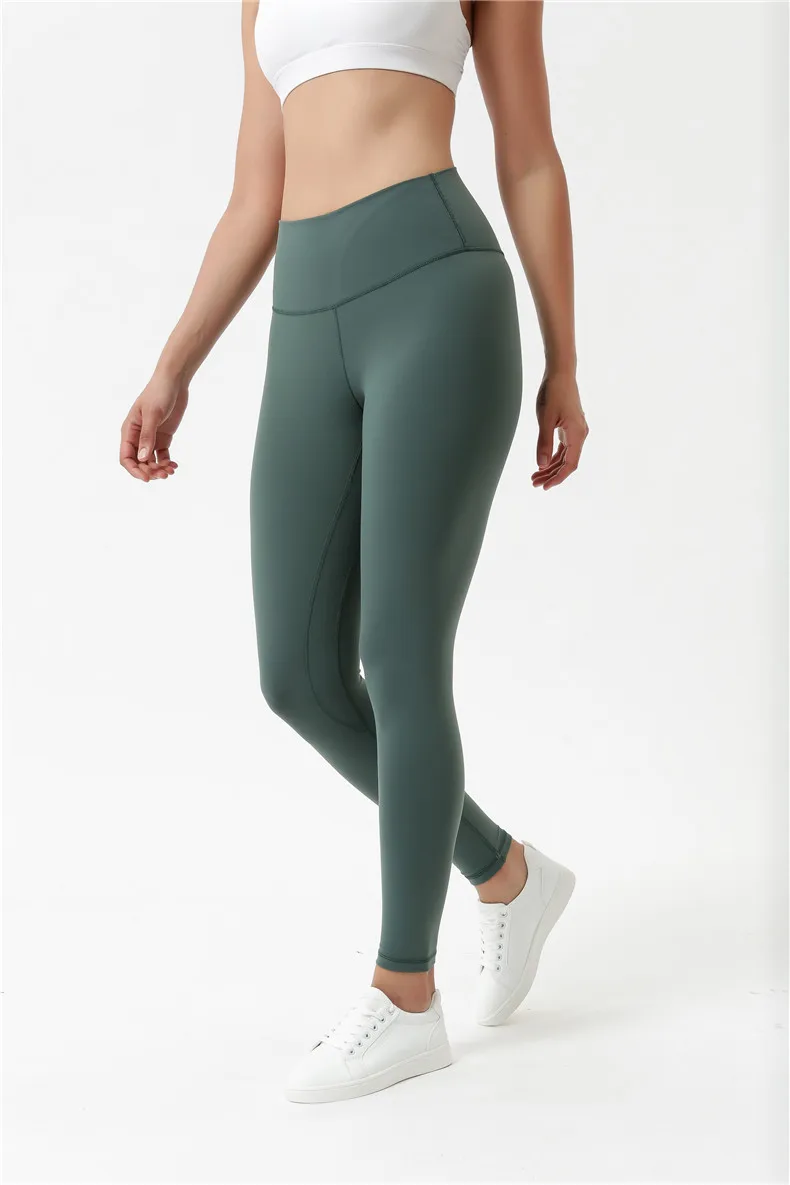 Yeni Avrupa ve Amerikan Yoga Pantolon kadın kalça kaldırma spor fitness pantolonları yüksek bel ince Yoga Spor dokuz puan Görüntü  0