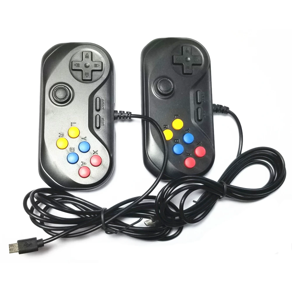 Iki adet mikro usb Oyun Klavyeler denetleyici için Q900 PS7000 taşınabilir oyun konsolu altı fonksiyon düğmesi joystick ile Görüntü  3