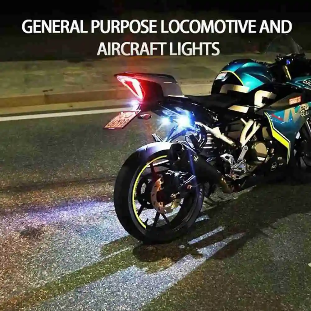 Motosiklet LED Yanıp Sönen Arka Lambası Gece çakarlı lamba Arka Lamba Motosiklet Bisiklet Drone çakarlı lamba USB Şarj Edilebilir 4/7 renk Görüntü  5