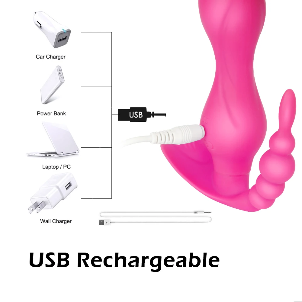 Giyilebilir Yapay Penis Vibratör Kadınlar İçin Seks Oyuncakları Kablosuz Uzaktan Kumanda Külot Vibratör yetişkin Anal Plug G Noktası Klitoris Stimülatörü Görüntü  0