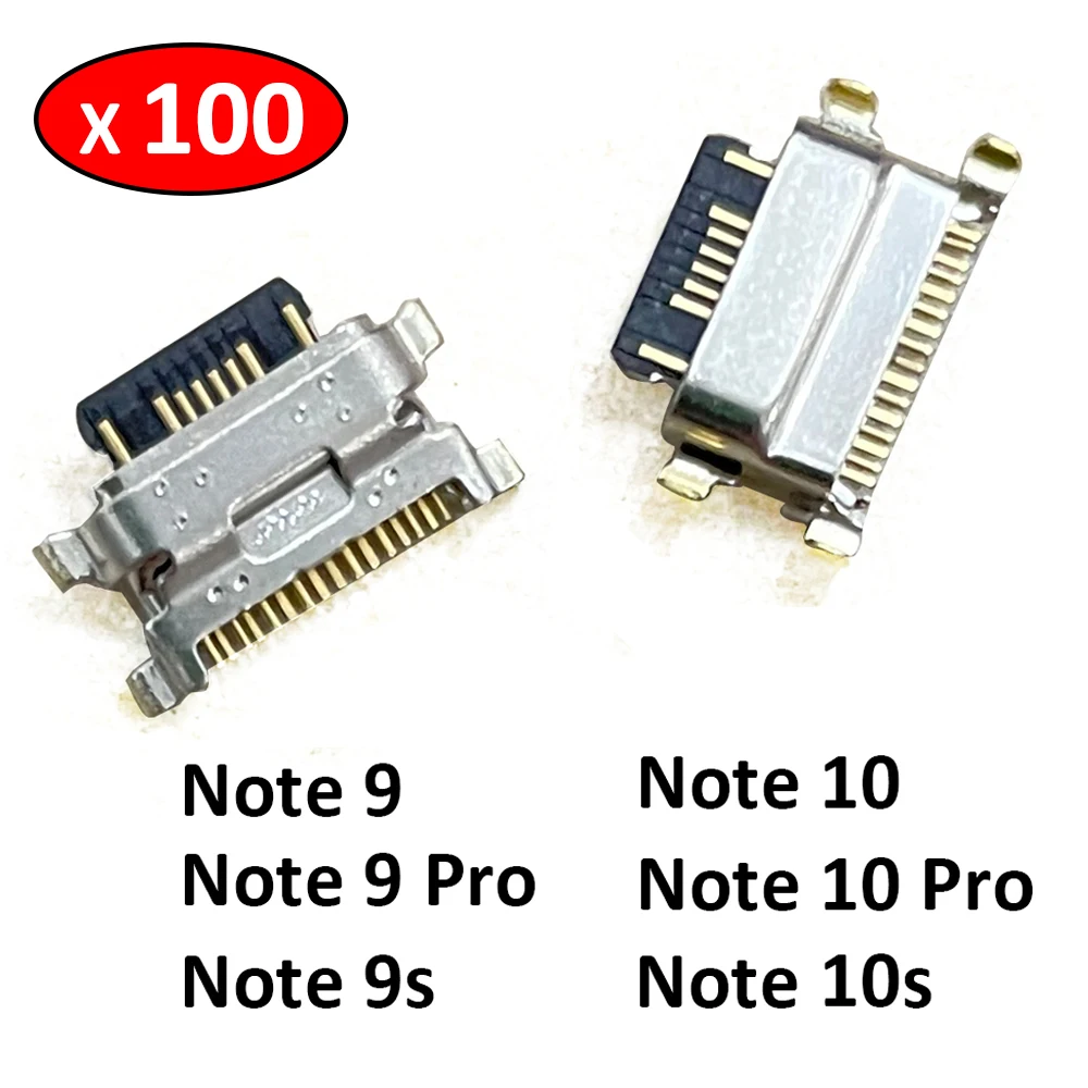 100 Adet, yeni Xiaomi Redmi İçin Not 9 9s 10 10s Pro mikro USB Jakı Şarj Soketi Şarj Portu Fiş yuva konnektörü Görüntü  3
