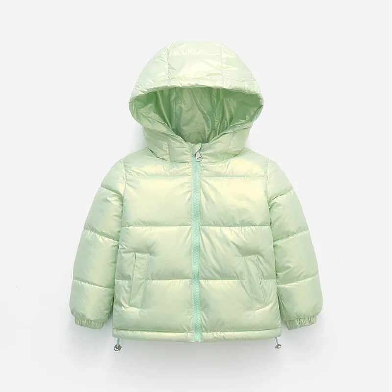 Kapşonlu balon ceket Erkek Kız için 3-10 Yıl Moda Kış Ultra Hafif sıcak uzun kaban s Snowsuit Çocuk Aşağı Parkas Giyim Görüntü  3