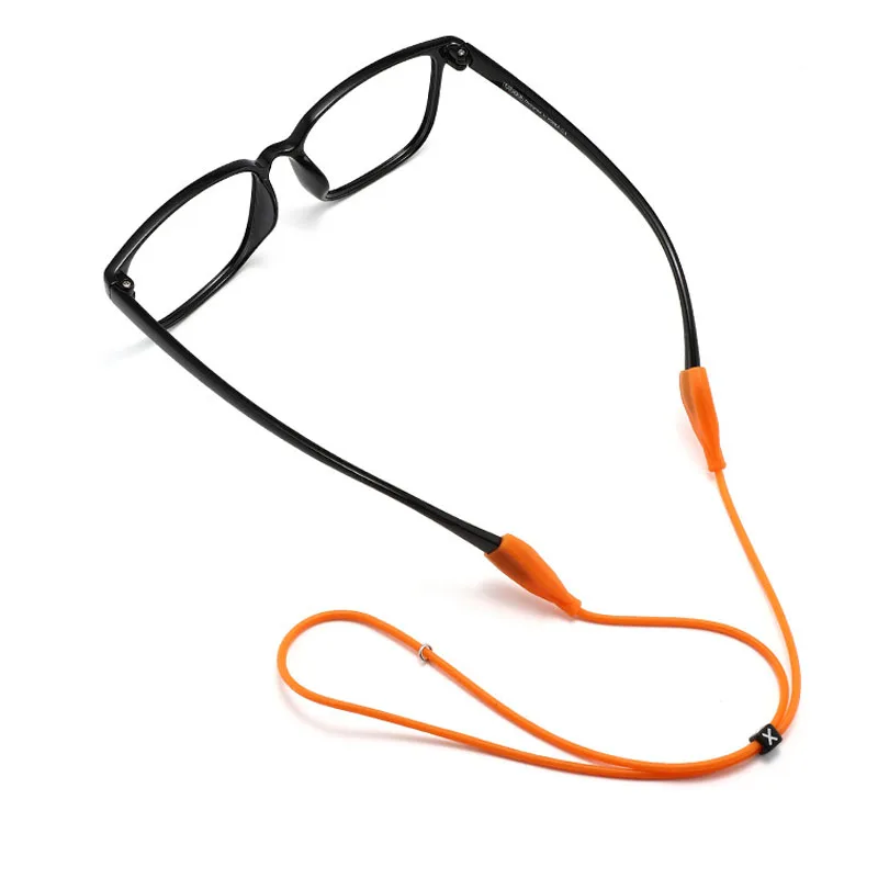 1 ADET Ayarlanabilir Elastik Silikon Gözlük Sapanlar Güneş Gözlüğü Zinciri Spor Kaymaz Dize Gözlük Halatlar Bant Kordon Tutucu Görüntü  3