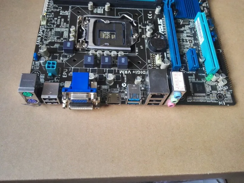 Orijinal Asus B75M-PLUS Masaüstü Anakart Intel B75 Soket LGA 1155 ı3 ı5 ı7 DDR3 32G SATA3 USB3.0 Kullanılan Görüntü  1