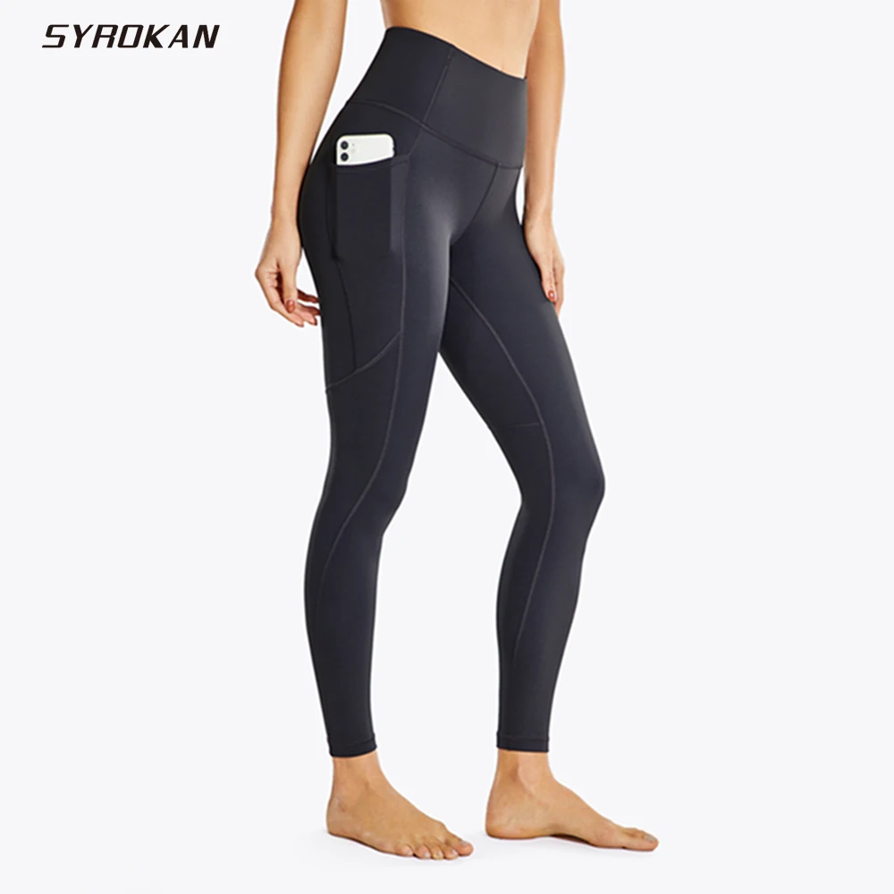 Kadın Egzersiz Tayt Çıplak Duygu Kargo 25 İnç Yüksek Belli Atletik Yoga Pantolon Elastik İnce Seksi Pantolon Kalça Kaldırma Görüntü  4