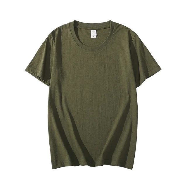 Marka Yeni Pamuk 100 % erkek tişört Saf Renk T Shirt O-boyun erkek tişörtleri Tees Tops Erkek T SHİRT Elbise Görüntü  1