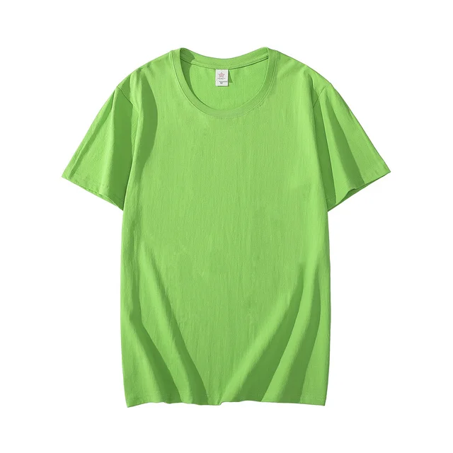 Marka Yeni Pamuk 100 % erkek tişört Saf Renk T Shirt O-boyun erkek tişörtleri Tees Tops Erkek T SHİRT Elbise Görüntü  2