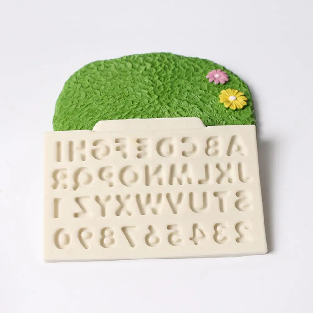 Alfabe Mektubu Numarası Kek Kalıbı DIY Silikon Bakeware Çikolata şekerleme kalıbı pişirme kabı El Yapımı Aracı Görüntü  3