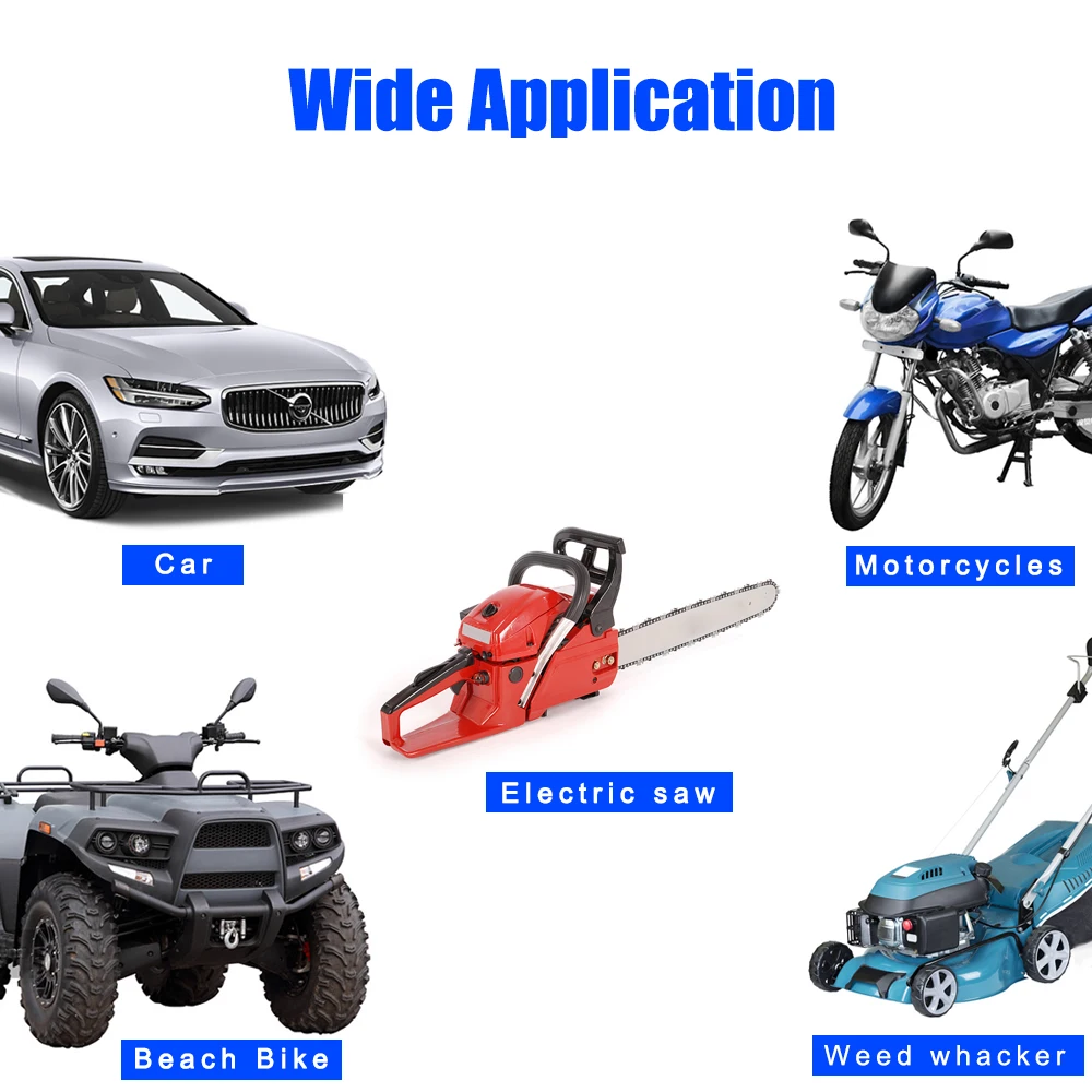 Takometre Ölçer Darbe Motor Tach Saat Metre Dijital Motosiklet ATV çim biçme makinesi 2/4 Zamanlı motor bujileri 100-30000RPM Görüntü  1