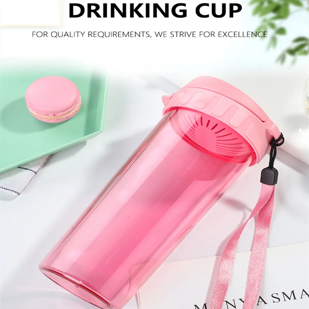 500ml Su Şişesi Tupperware Çay Kafiye Kullanışlı fincan Taşınabilir Spor Çay Kahve Fincanı mutfak gereçleri Çocuklar Su Şişesi Görüntü  2