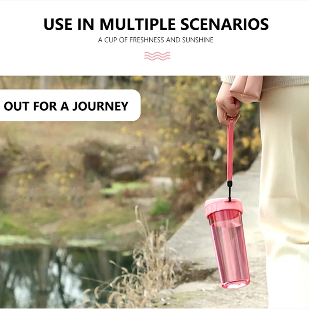500ml Su Şişesi Tupperware Çay Kafiye Kullanışlı fincan Taşınabilir Spor Çay Kahve Fincanı mutfak gereçleri Çocuklar Su Şişesi Görüntü  3