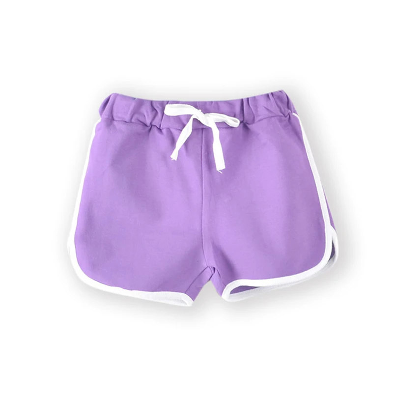3-13Yrs çocuk şortları Erkek Kız Yaz Spor Şort Pantolon Unisex Çocuk Şeker Renk Rahat kısa pantolon Pantolon Dipleri Görüntü  0