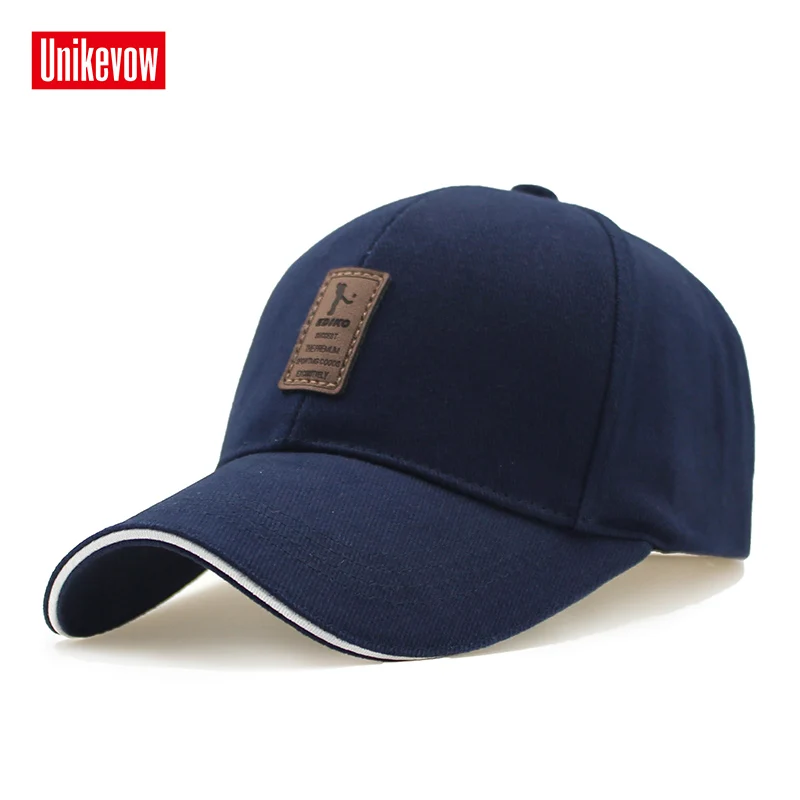 UNIKEVOW 9 Renkler beyzbol şapkası erkek Ayarlanabilir Kap Rahat eğlence şapka Düz Renk Moda Snapback Yaz Sonbahar şapka Görüntü  0