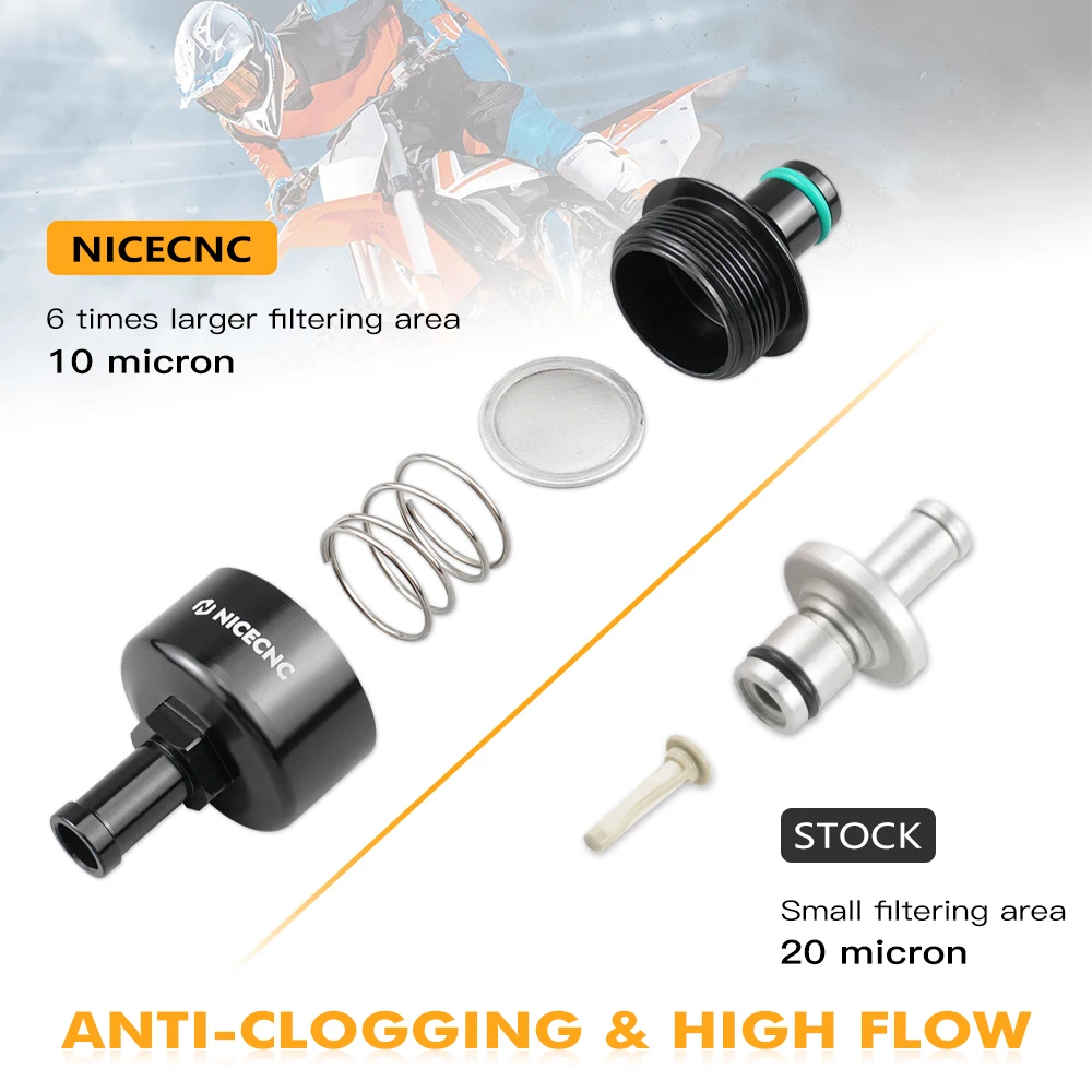 NıceCNC Motosiklet Hızlı Bağlantı yakit filtresi GasGas EC 250 300 EX300 EX 250F 350F 450F MC 250F 450F 21-23 700 ES SM 22-23 Görüntü  4