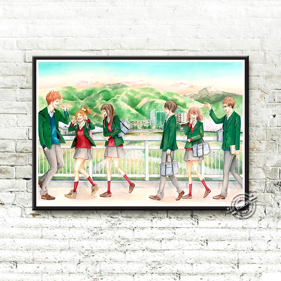 TURUNCU Takano Ichigo Anime Posteri duvar sanatı tuval yağlıboya Baskılar Karikatür Resim Çocuk Odası Dekorasyon İçin Hediye Görüntü  1