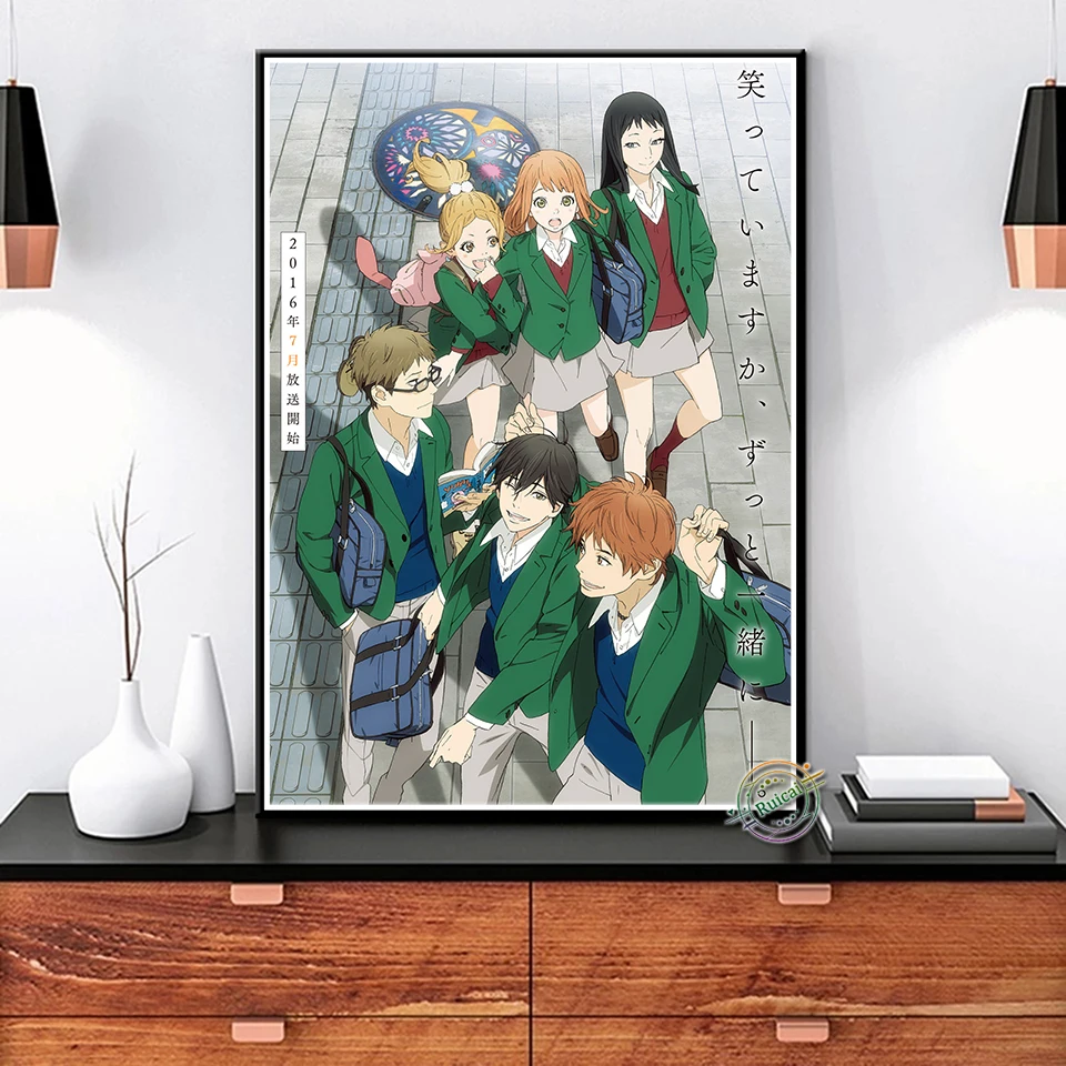 TURUNCU Takano Ichigo Anime Posteri duvar sanatı tuval yağlıboya Baskılar Karikatür Resim Çocuk Odası Dekorasyon İçin Hediye Görüntü  5