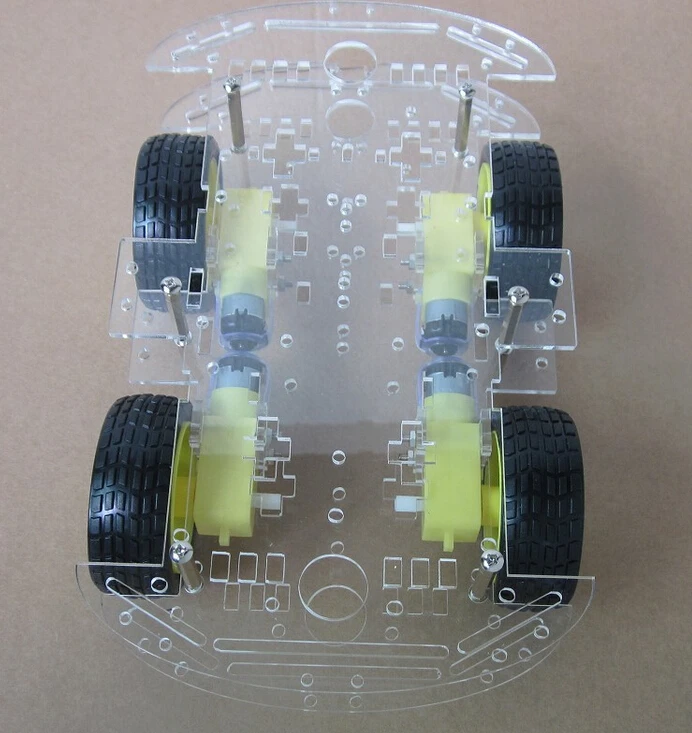 Yeni Kaçınma izleme Motor Akıllı Robot Araba Şasi Kiti Hız Encoder Pil Kutusu 2WD ultrasonik modül Arduino kiti İçin 4WD Görüntü  4