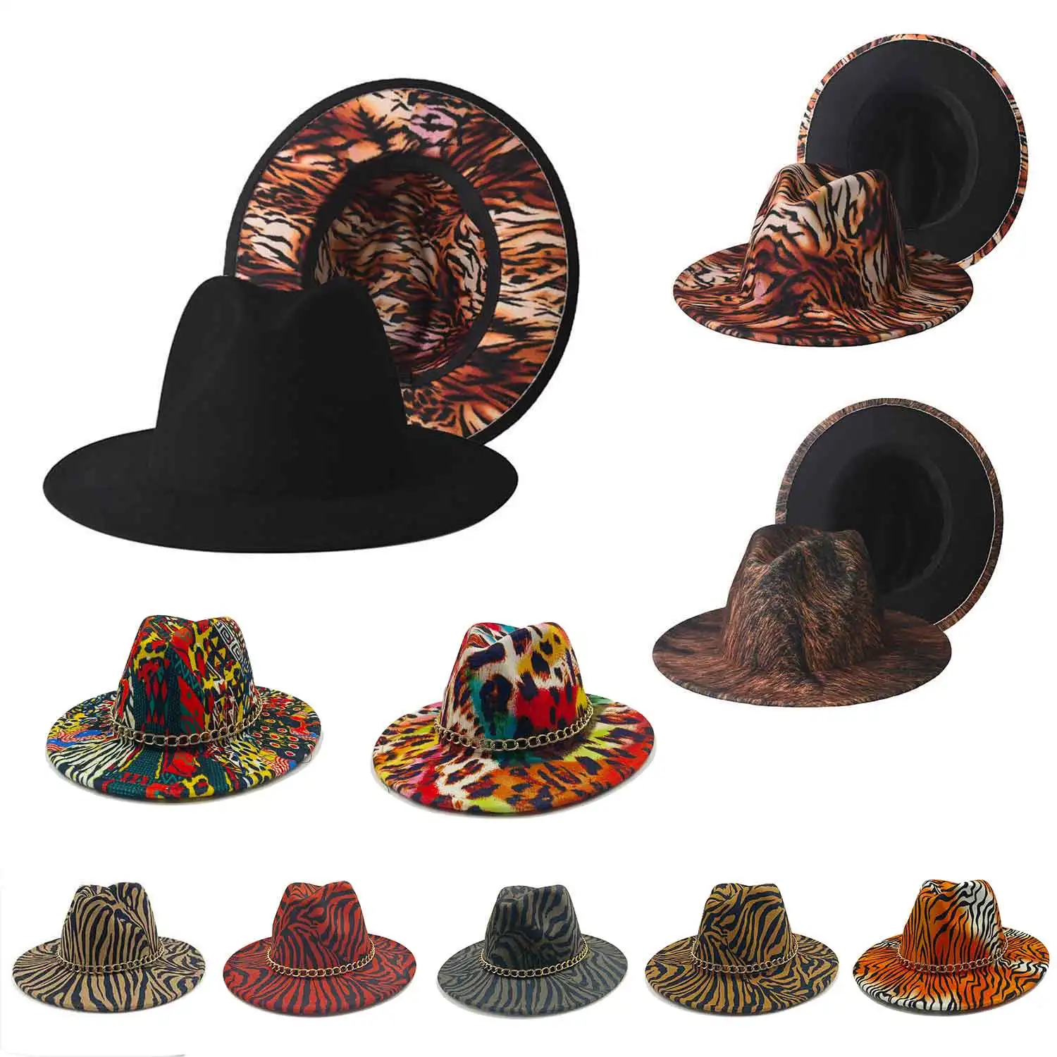 Erkek Şapka Tuo tonlu Fedoras Şapka Kadınlar İçin Unisex Moda Fedoras Retro Panama kilise şapkaları kovboy şapkaları Sonbahar Sıcak Kap чапка Görüntü  4