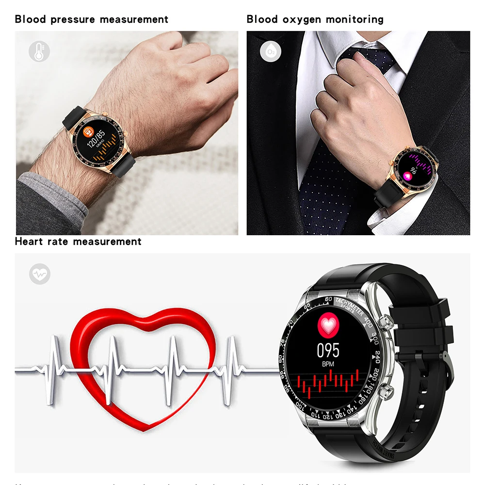 2022 Yeni NFC İş akıllı saat Erkekler Bluetooth Çağrı Kalp Hızı Kan Basıncı Smartwatch IP67 Su Geçirmez Spor Bilezik Görüntü  0