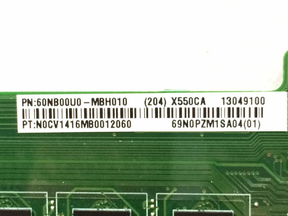 Yeni 60NB00U0-MBH010 X550CC REV: 2.0 UMA Anakart Ana Kurulu w/ ı3-3217u CPU ve 4G RAM 90NB00U0-R00140 ASUS X550CA Dizüstü Bilgisayarlar Görüntü  0